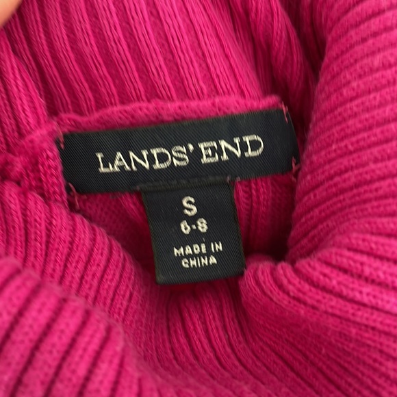 Lands End 100% cotton turtleneck sweater - Picture 2 of 4